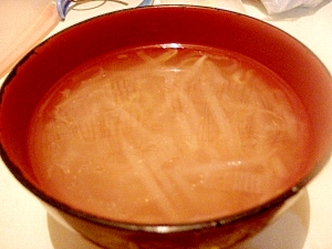 もやしの味噌汁