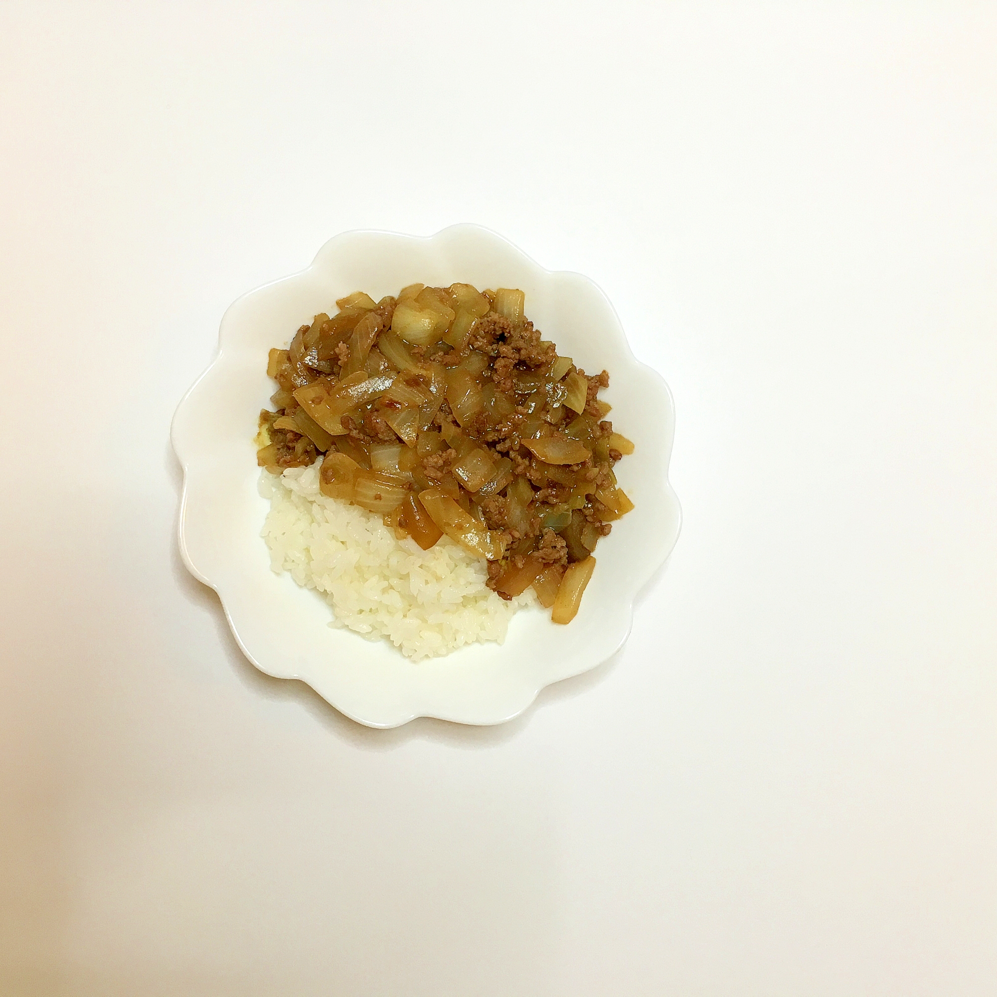 挽き肉カレー