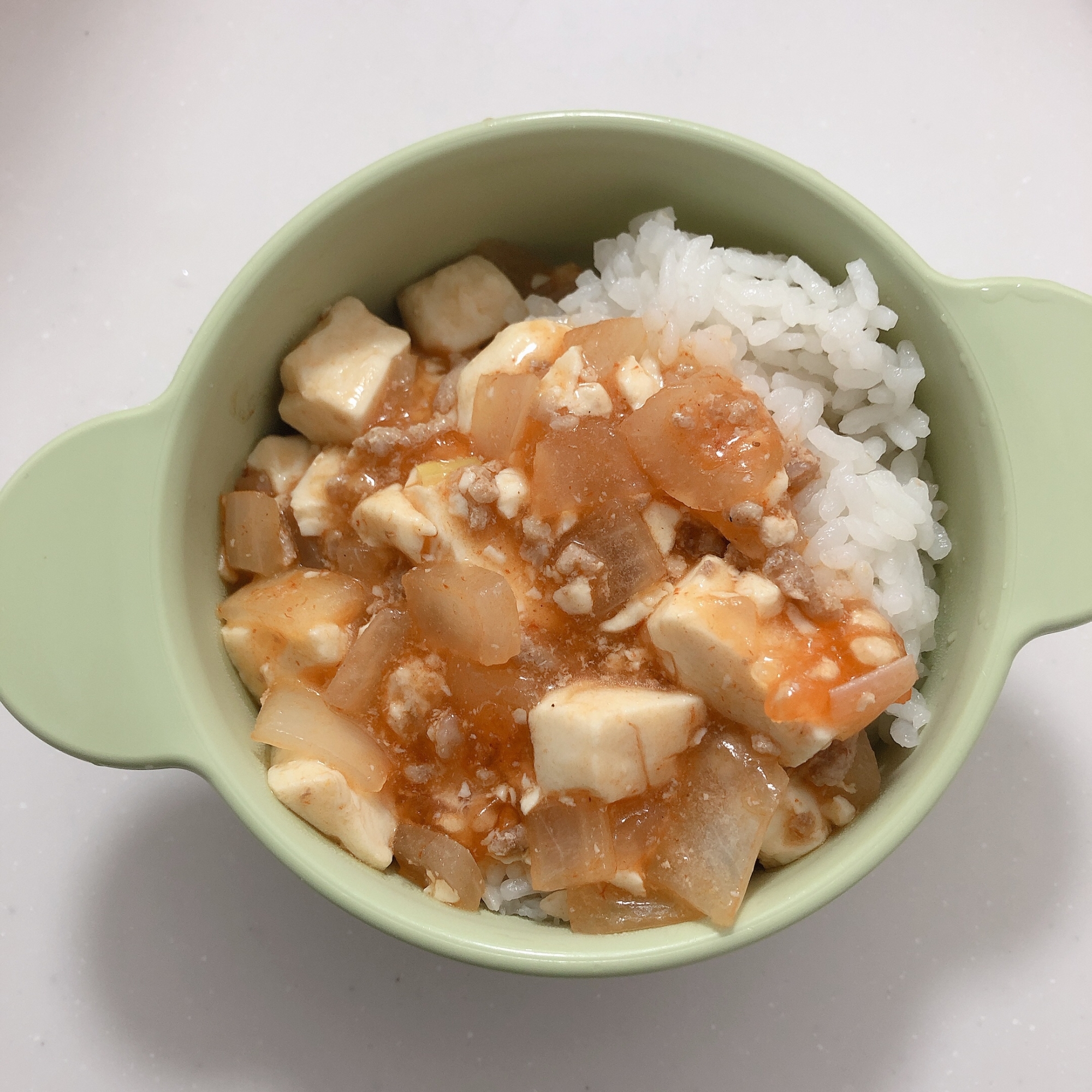 幼児食〜麻婆豆腐丼〜