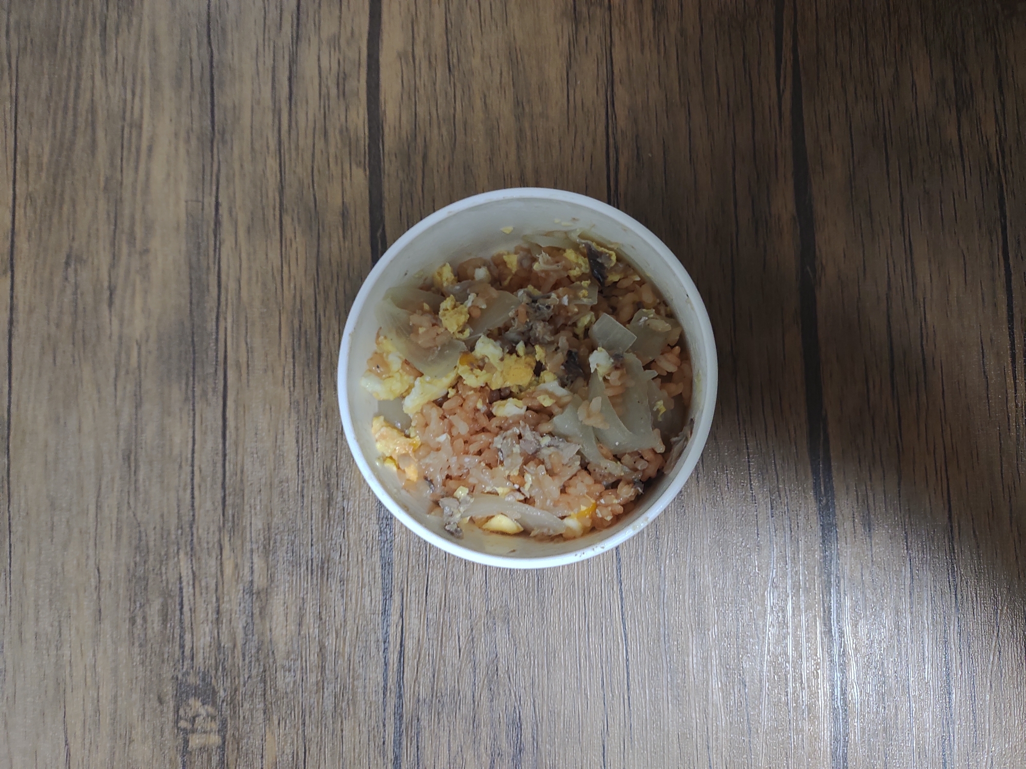 幼児食　さばとたまごのチャーハン