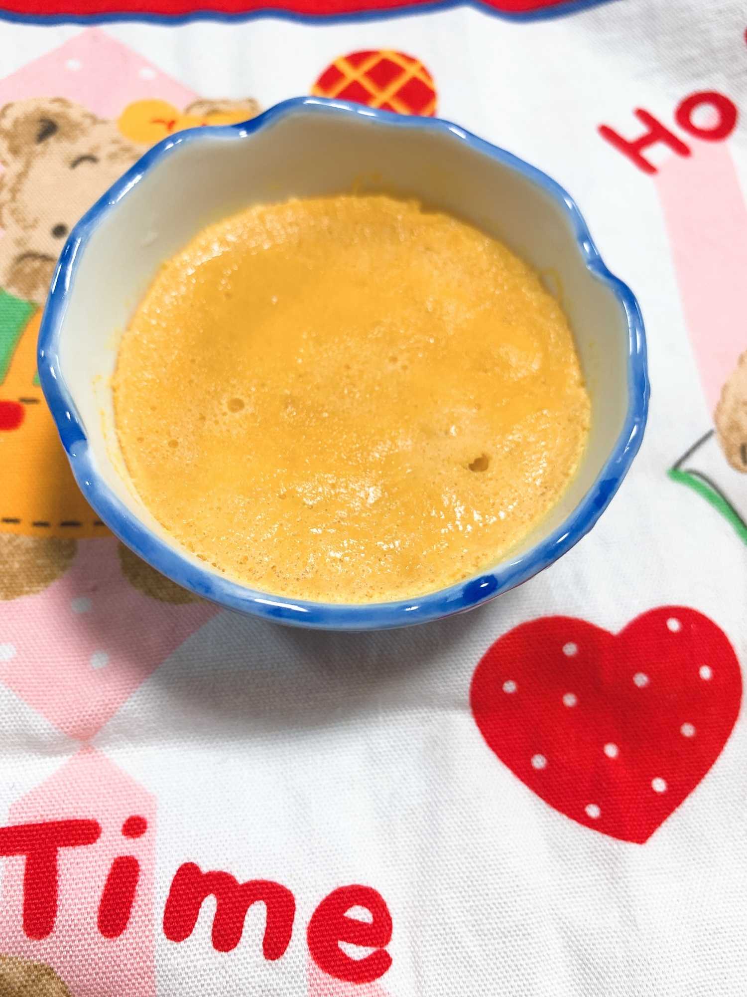 離乳食初期 卵黄で作るレンジでかぼちゃプリン レシピ 作り方 By あんきも 楽天レシピ