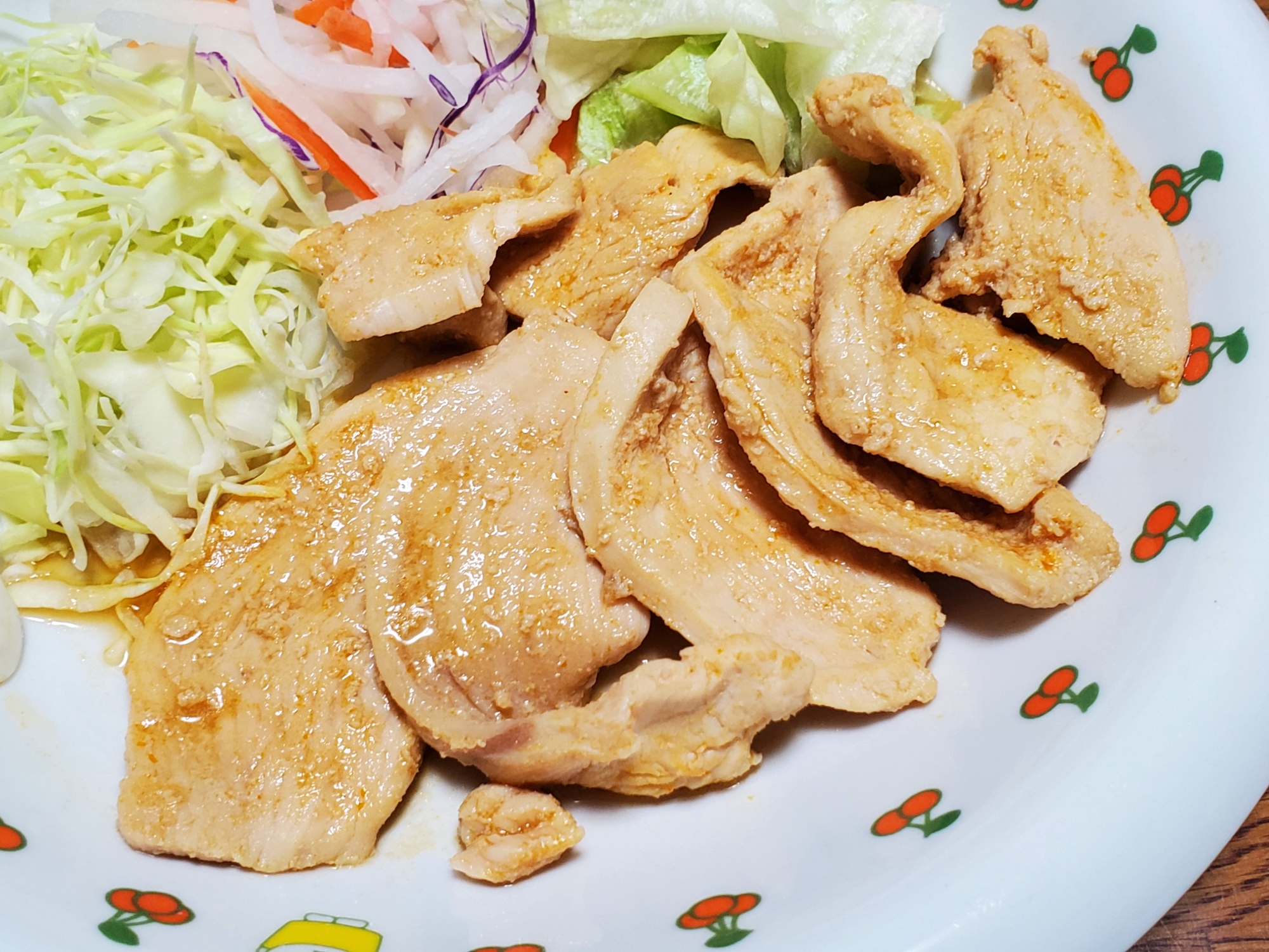 鶏むね肉の醤油ケチャップ煮