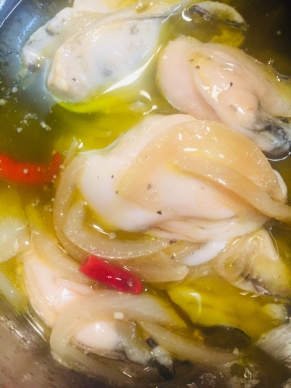 プリプリ　牡蠣のオイル煮