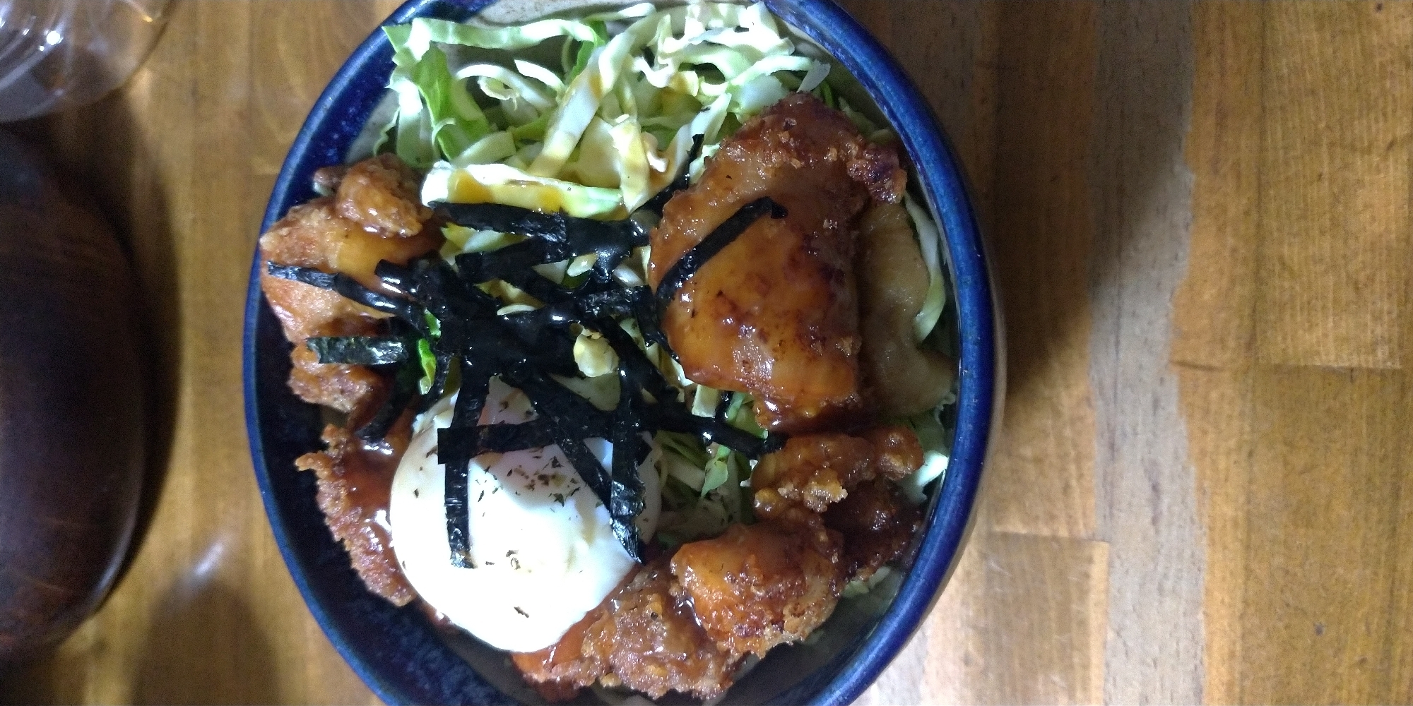 黒酢唐揚げ丼