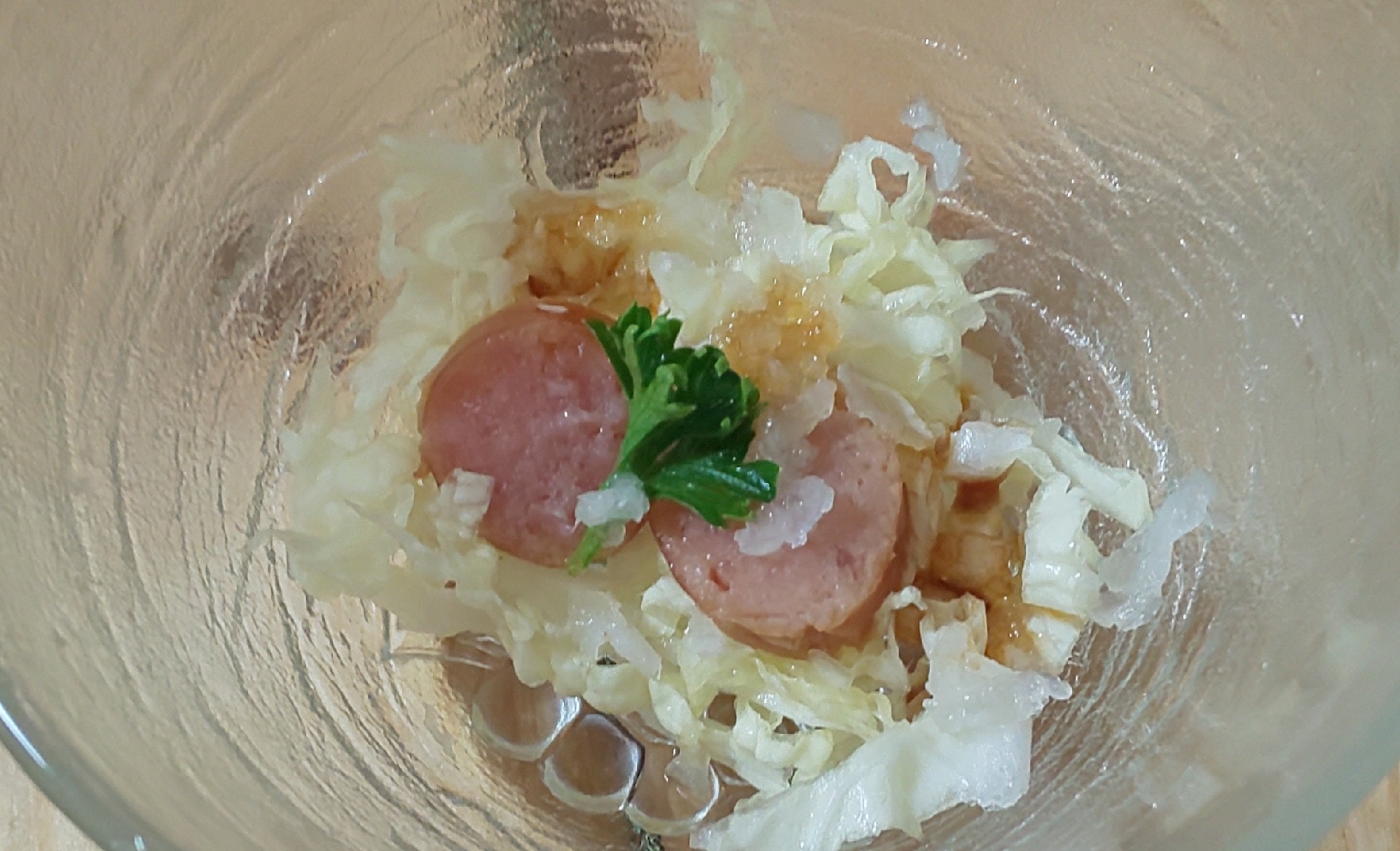 ウインナー☆パセリ☆おろし大根の白菜サラダ