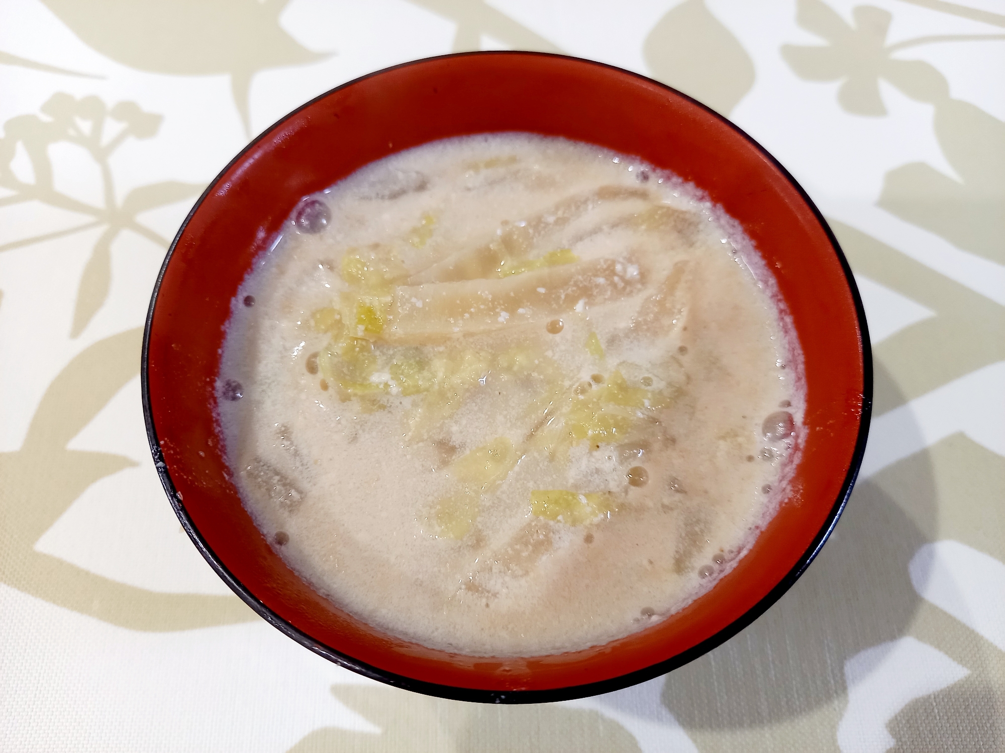 簡単☆白菜の豆乳スープ