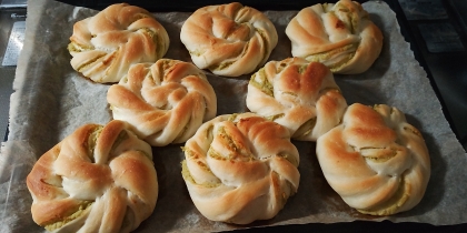 短時間◎ふわふわ◎コーヒーねじりパン