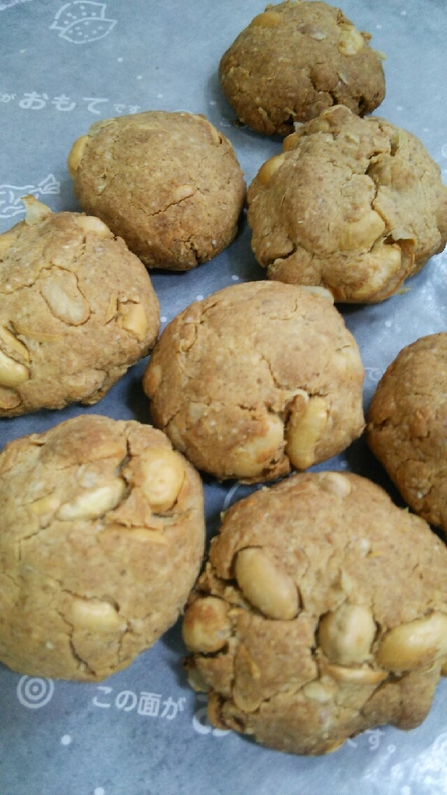 超簡単低糖質　大豆のココナッツオイルクッキー