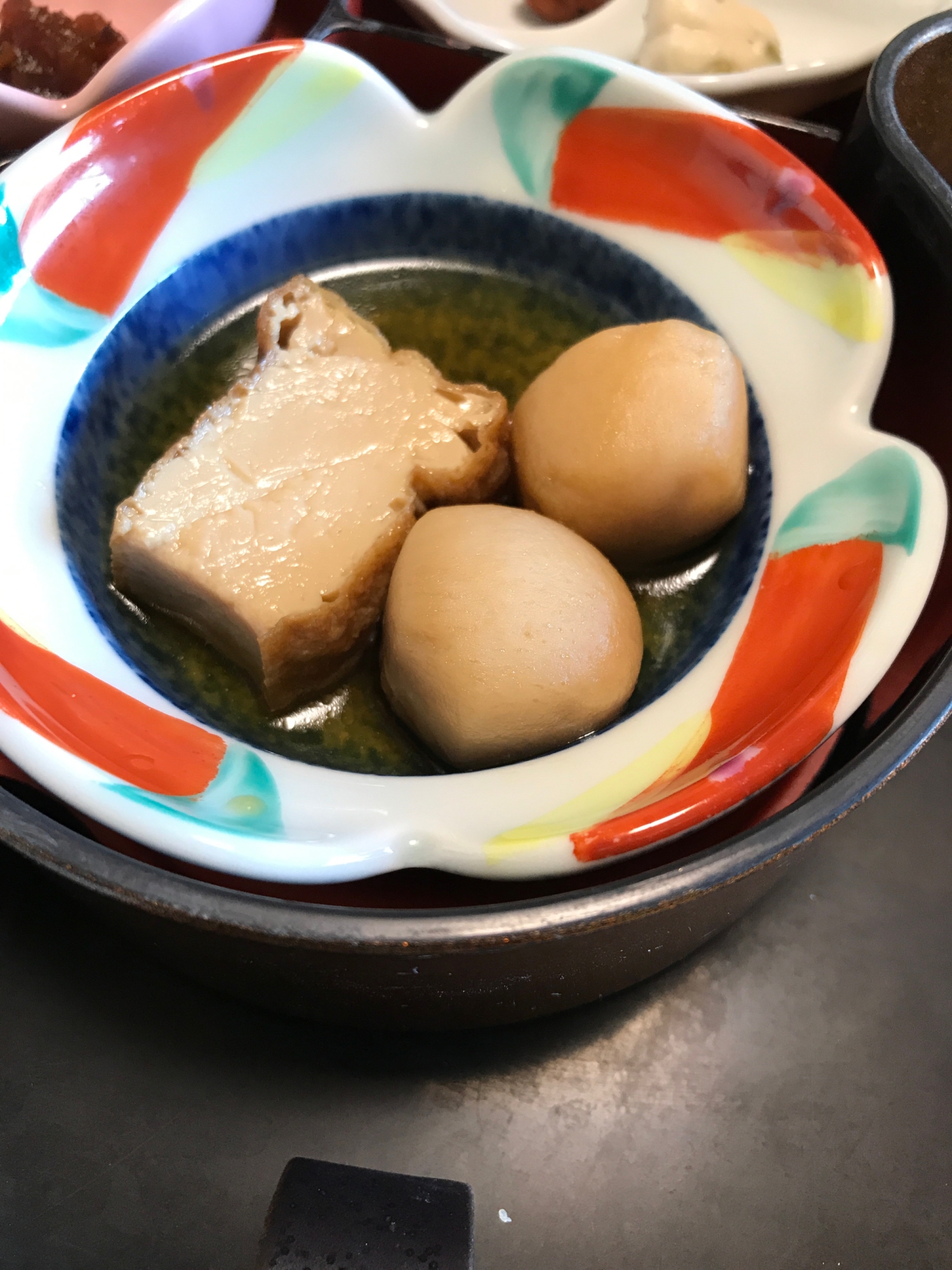 厚揚げと里芋の煮物