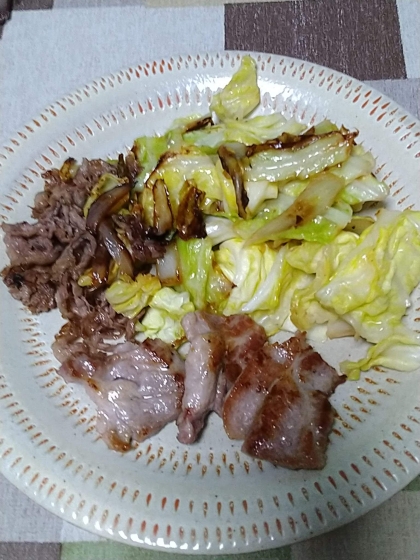 シンプルに　牛もも肉の甘辛炒め（すき焼き風）