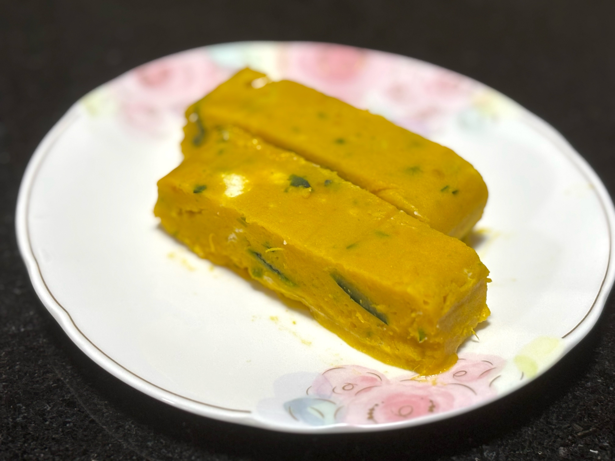 クリームチーズのかぼちゃケーキ☆電子レンジで！