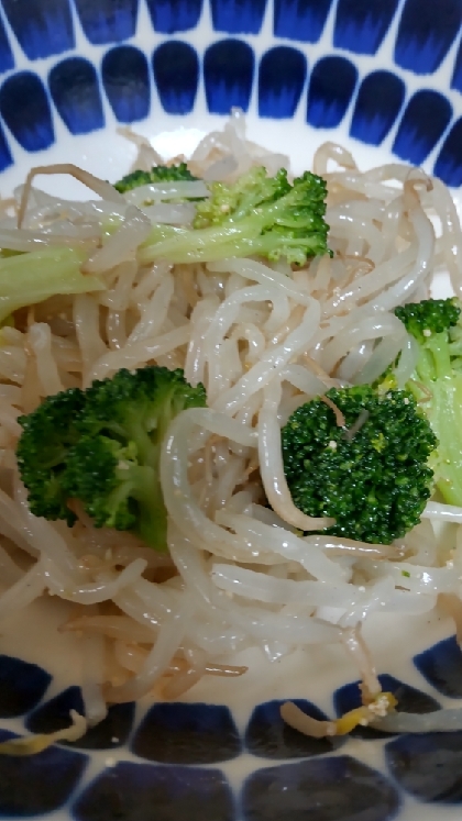 レンジで簡単♪ブロッコリーともやしのナムル