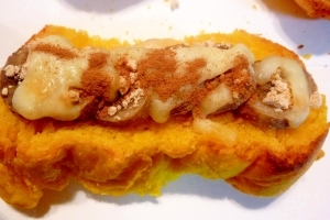 ☆バナナときなこのチーズトースト