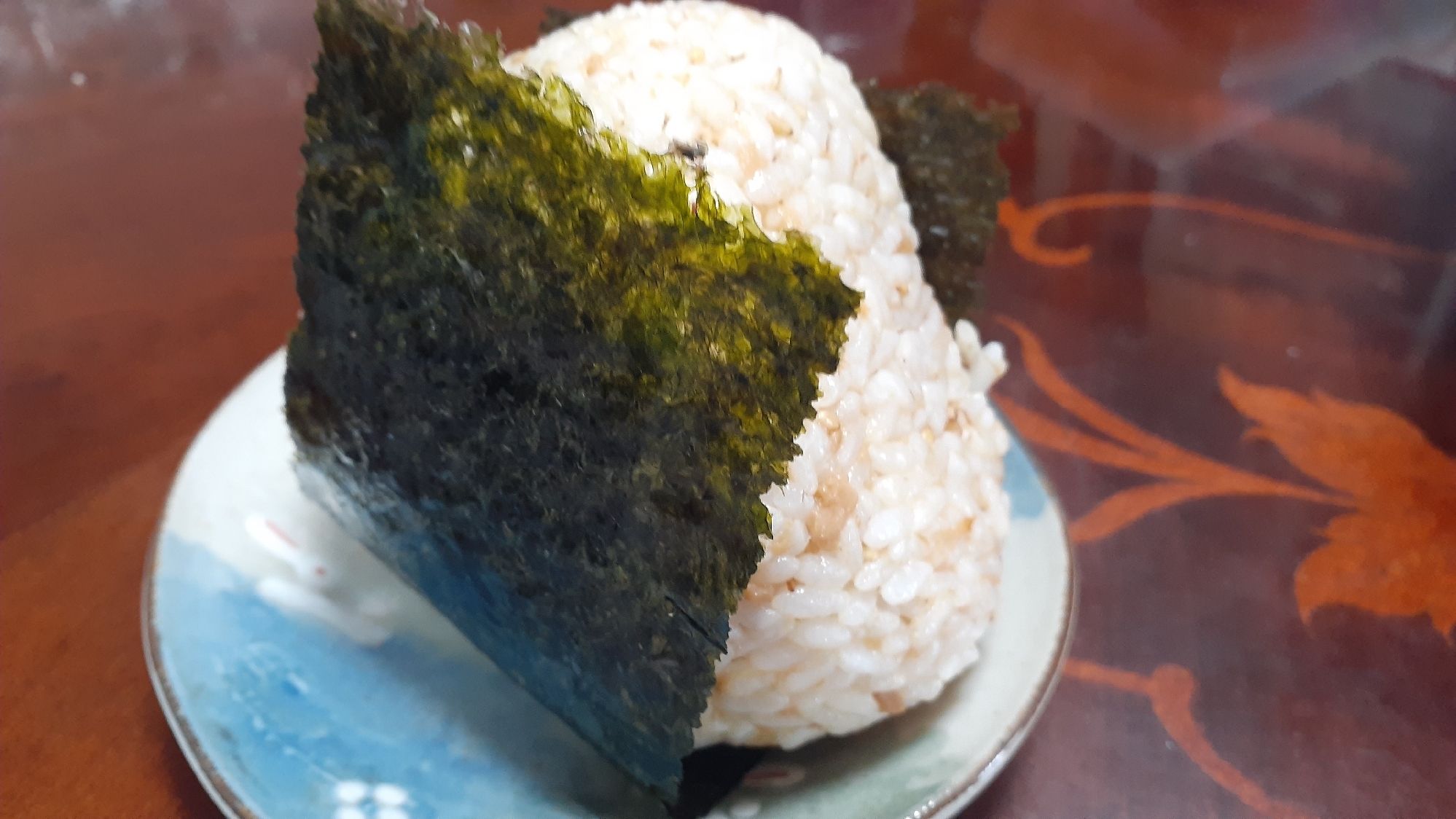 さばフレークとマヨ醤油おかかおにぎり☆