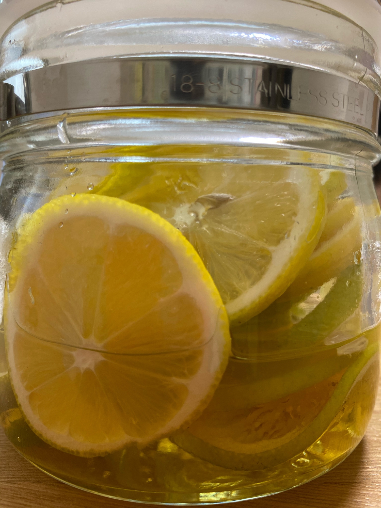 オリゴ糖でレモン漬け