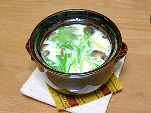 塩麹で茶碗蒸し