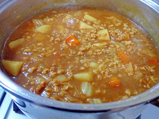 とろ～り♪白菜と大豆ミートのベジカレー♪