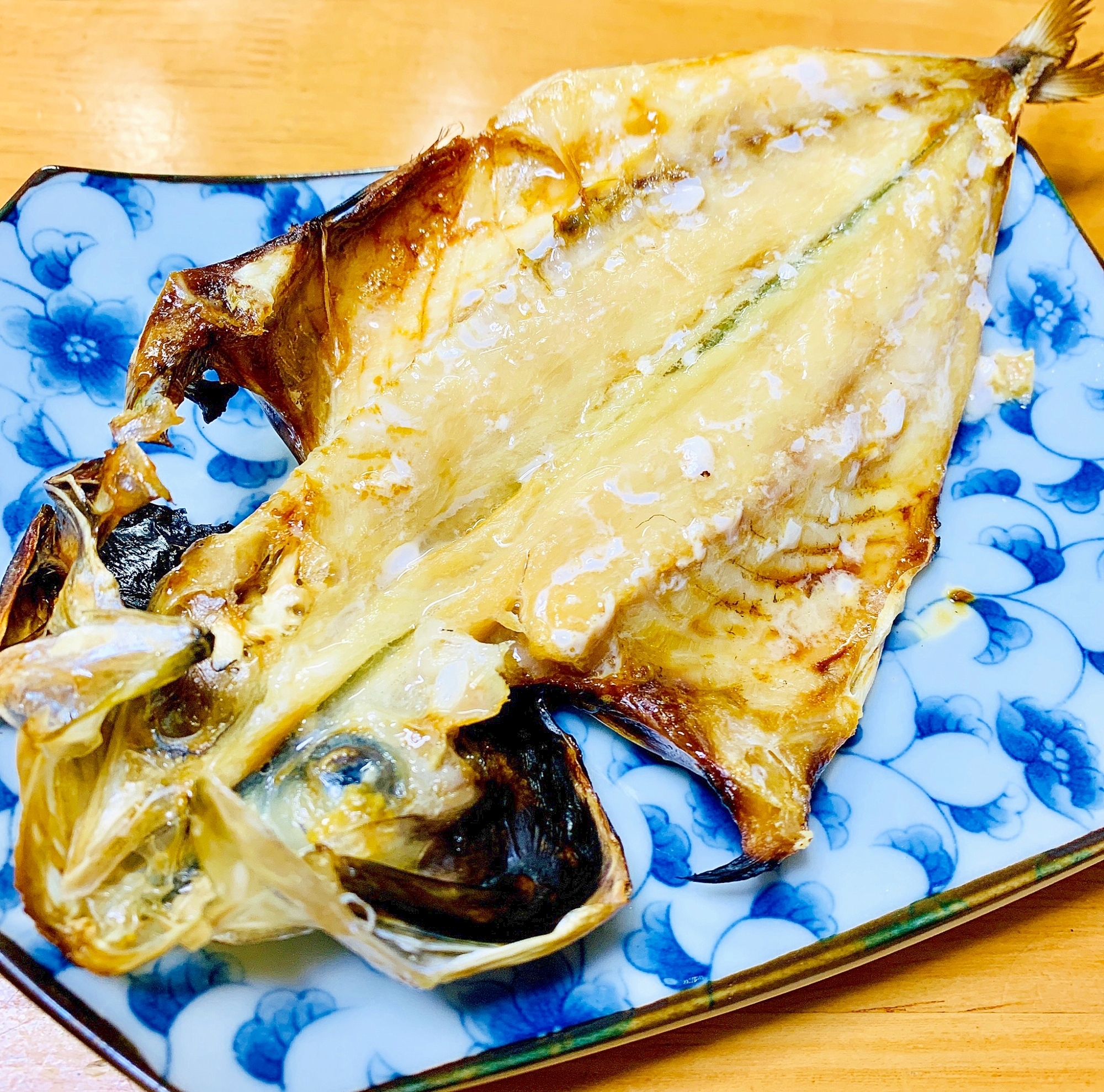 魚焼きグリルでふっくら♪アジの開き