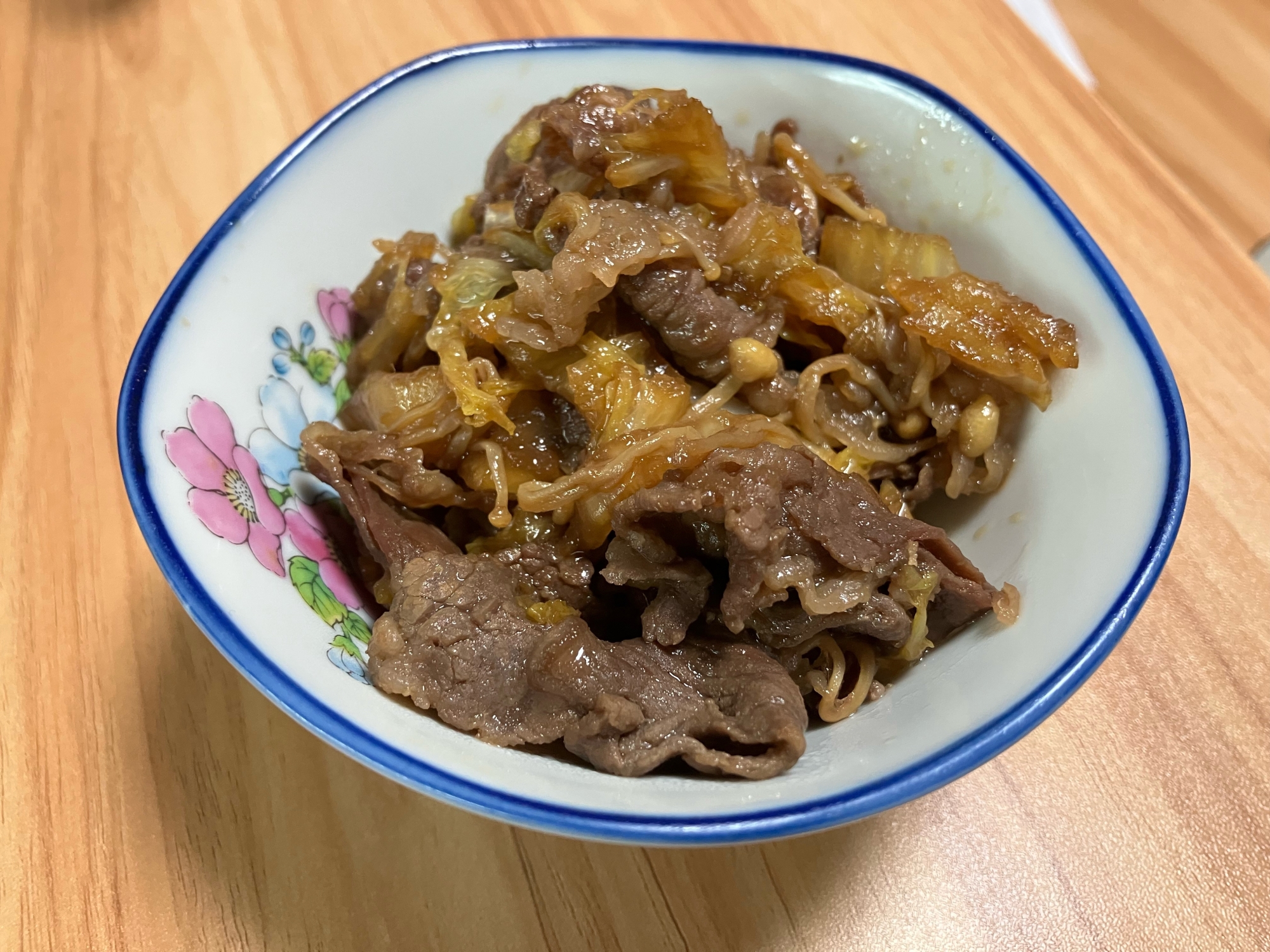 白菜でつくる牛しぐれ煮