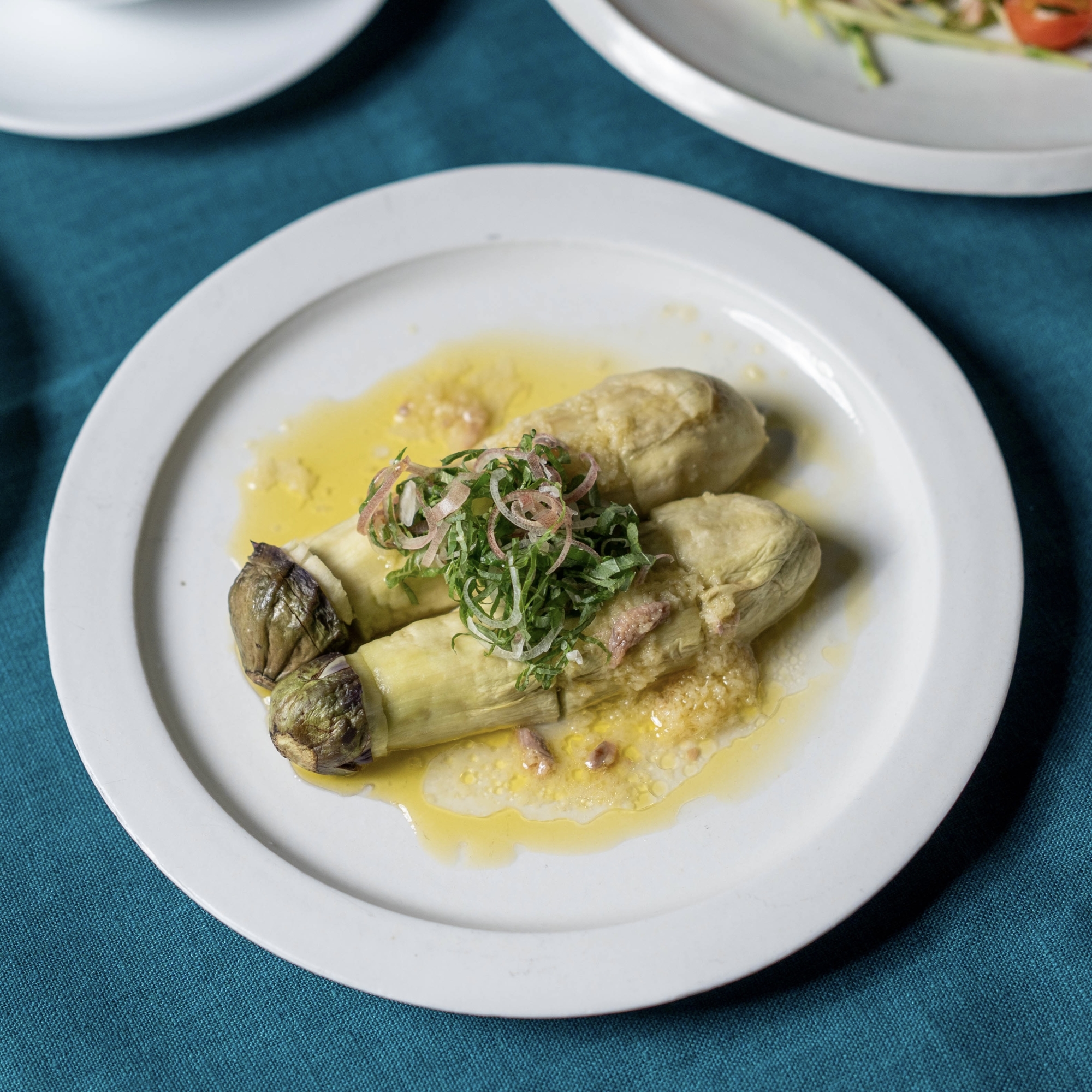 蒸しなす〜しょうがドレッシング【和食/洋食・副菜】