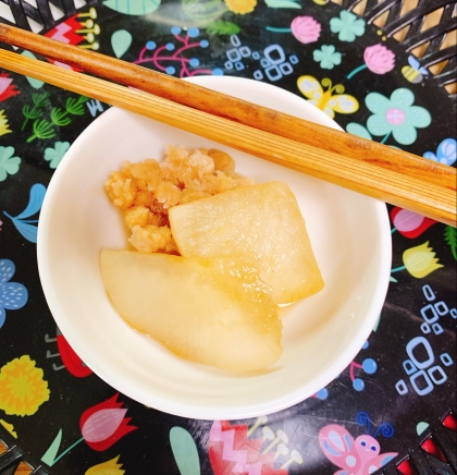 林檎の木ちゃん♪豚ミンチで作りました！大根買ってたくさんあるのでまた食べたいです˭̴̵̶͈ૣ؎ ˭̴̵̶͈