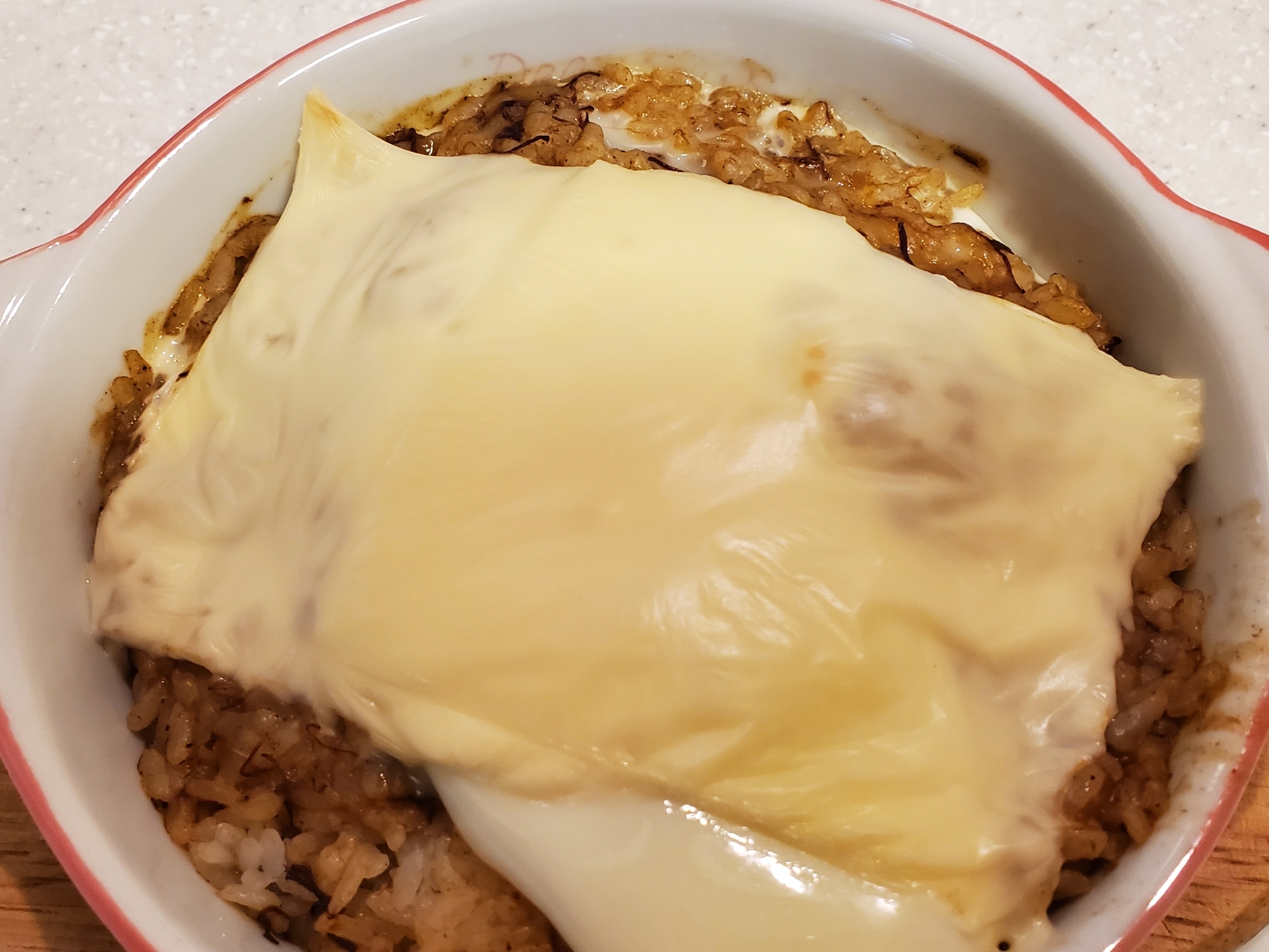 混ぜて焼くだけ!!焼きカレー♡