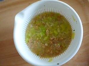 離乳食☆キャベツと納豆の煮物