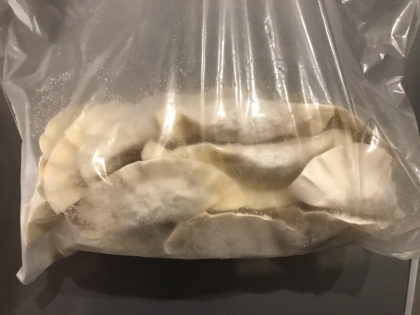 生餃子のオススメ冷凍方法