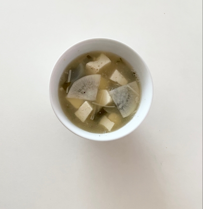 大根 長ネギ しめじのお味噌汁