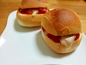 コストコのディナーロールでピザ風サンド レシピ 作り方 By Rika Shou 楽天レシピ