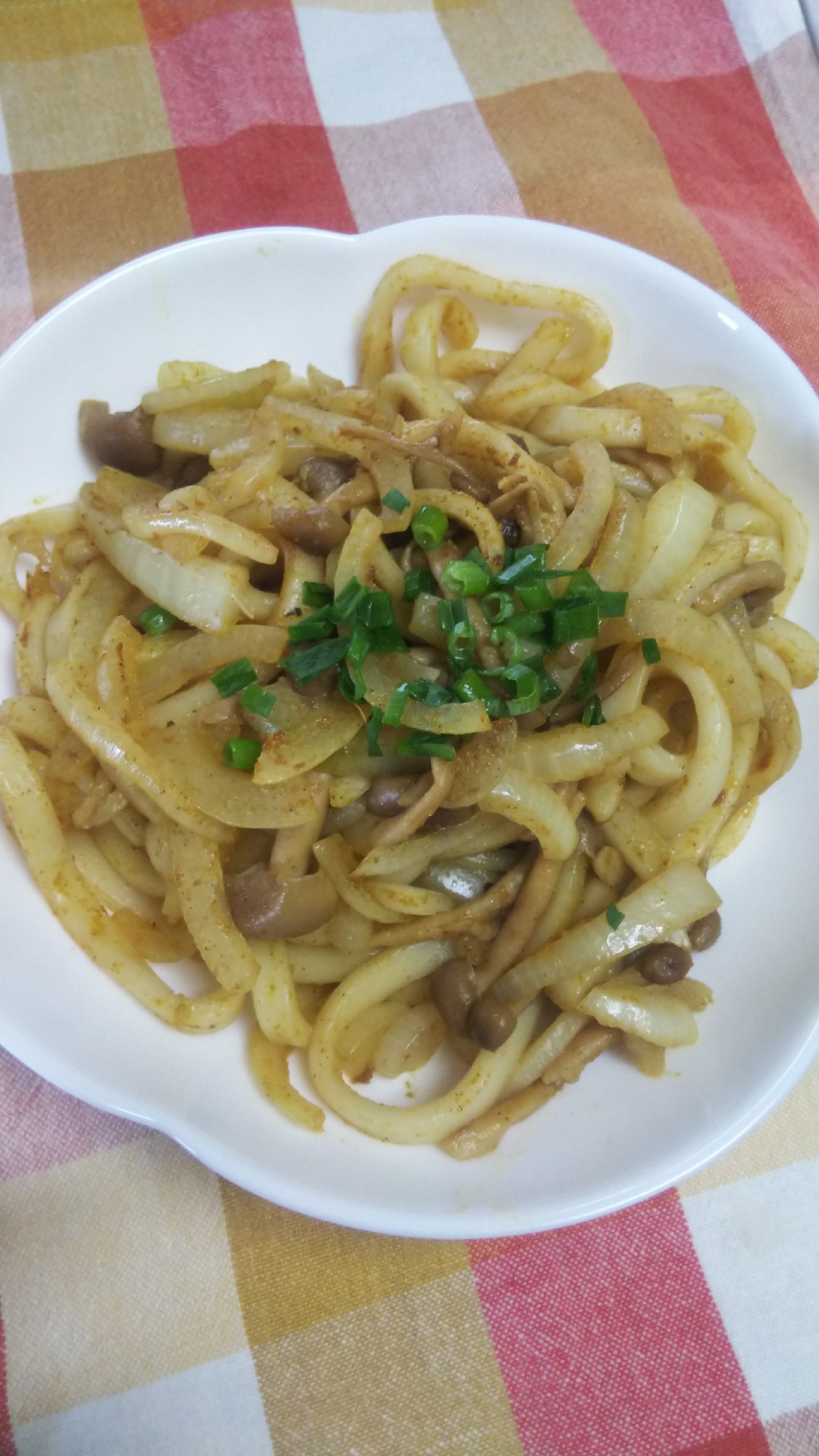 辛うま☆焼きカレーうどん