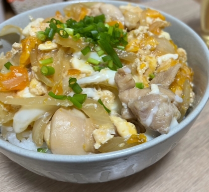 人参も入れて作りました！
野菜もお肉も柔らかくて美味しかったです♪
