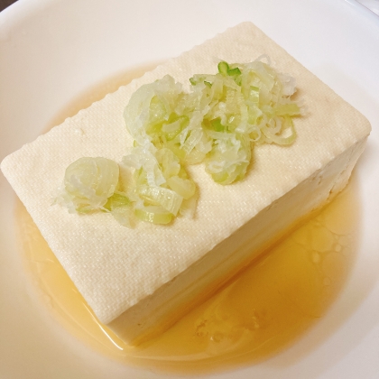 レンジで簡単！ダシ豆腐☆