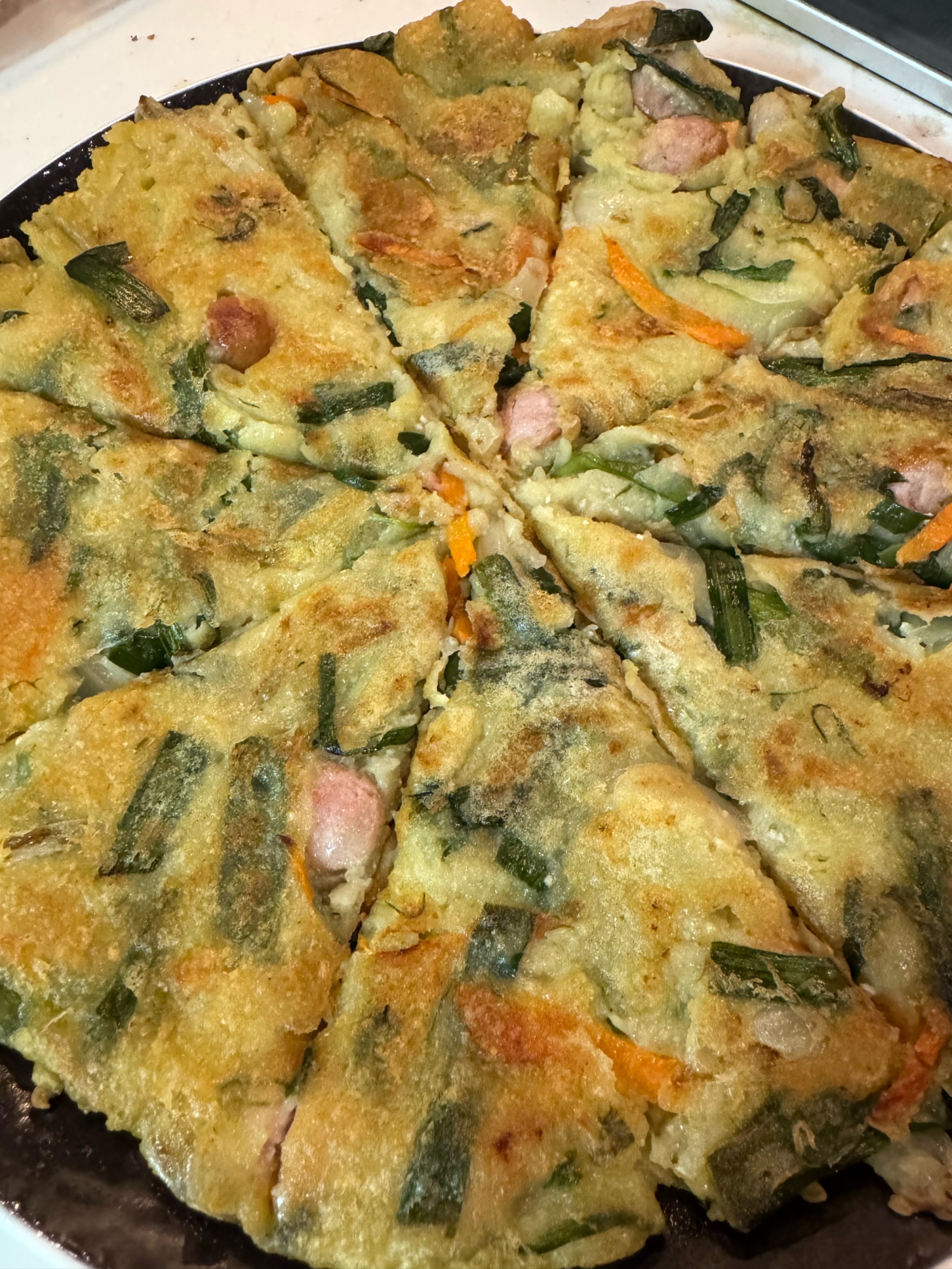 天ぷら粉で！ニラチヂミ