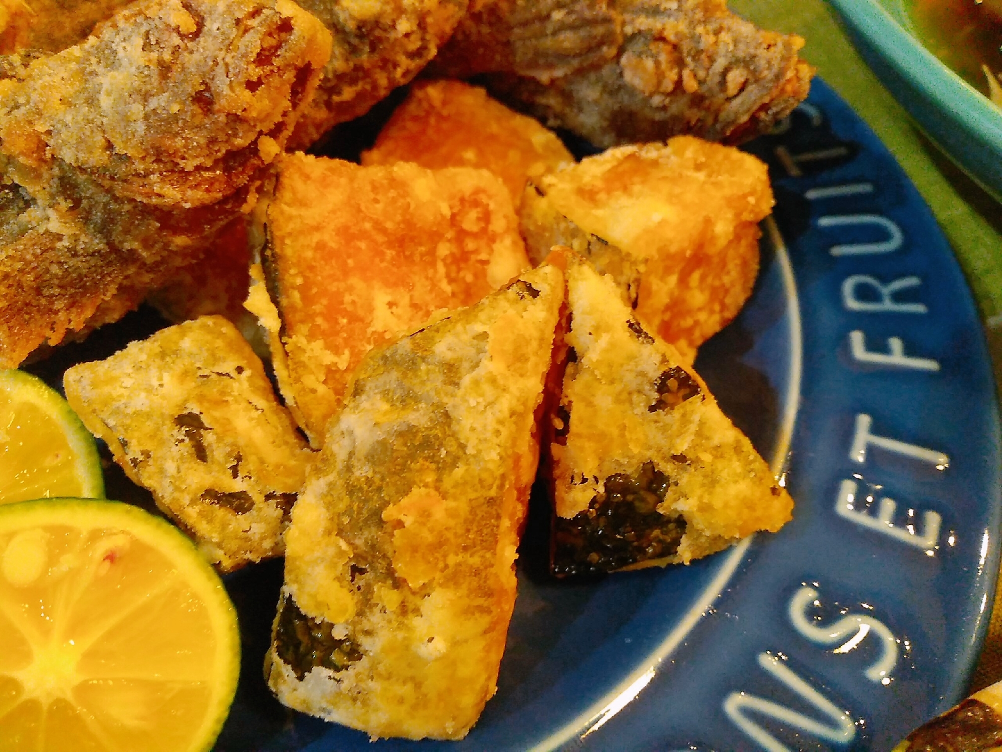 甘辛い下味で絶品!かぼちゃの唐揚げ☆