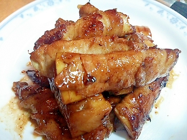 旬の筍メニュー 筍の甘辛肉巻き レシピ 作り方 By Jrとmc 楽天レシピ