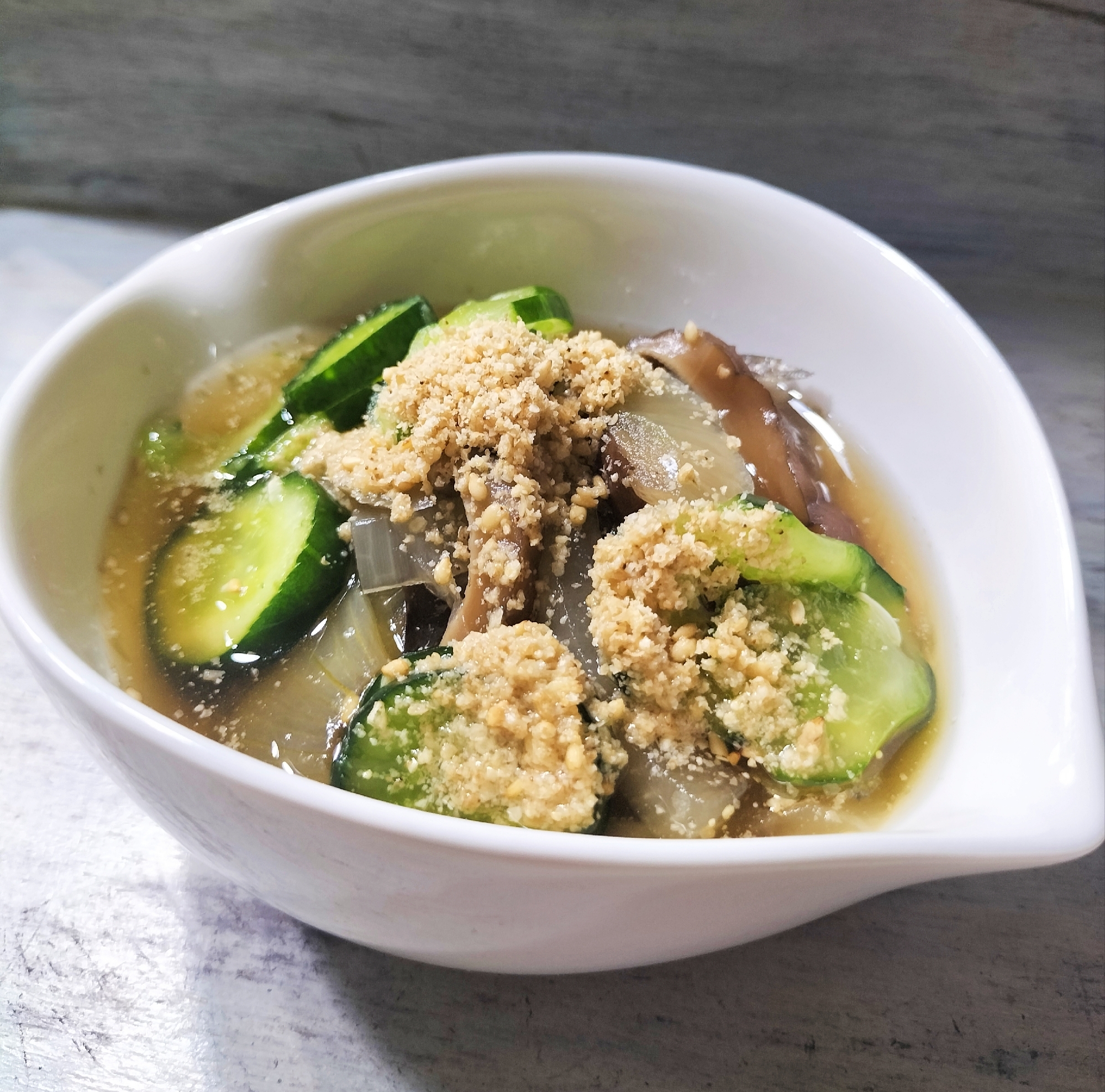 茄子と胡瓜の冷汁