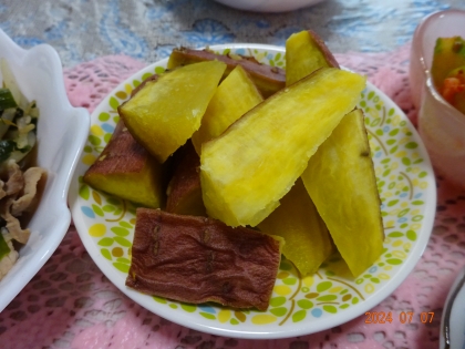 甘さ控えめ！さつまいもの甘煮♫