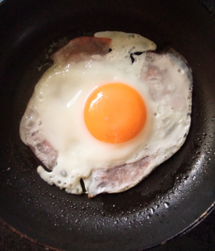 食べやすい！ハムエッグ♪