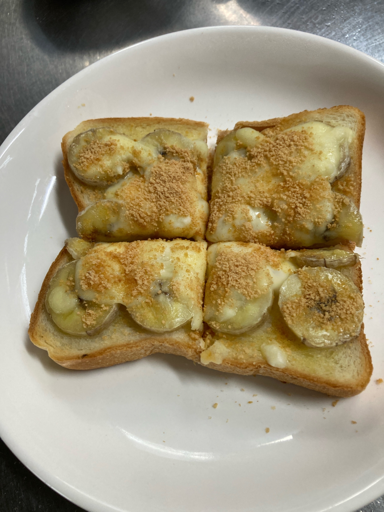 おやつにも⭐バナナトースト