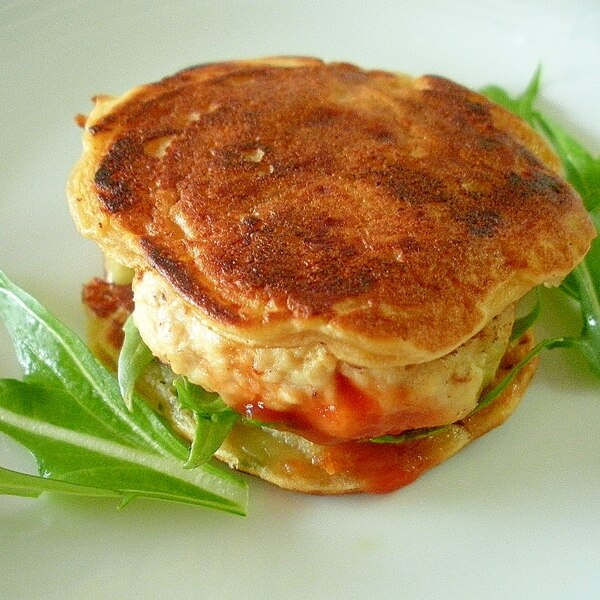 大豆粉パンケーキで ヘルシーハンバーガー レシピ 作り方 By Kojarin7 楽天レシピ 大豆粉パンケーキで ヘルシーハンバーガー レシピ 作り方 By Kojarin7 楽天レシピ