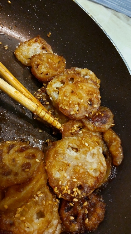 豚ひき肉とレンコンのきんぴら