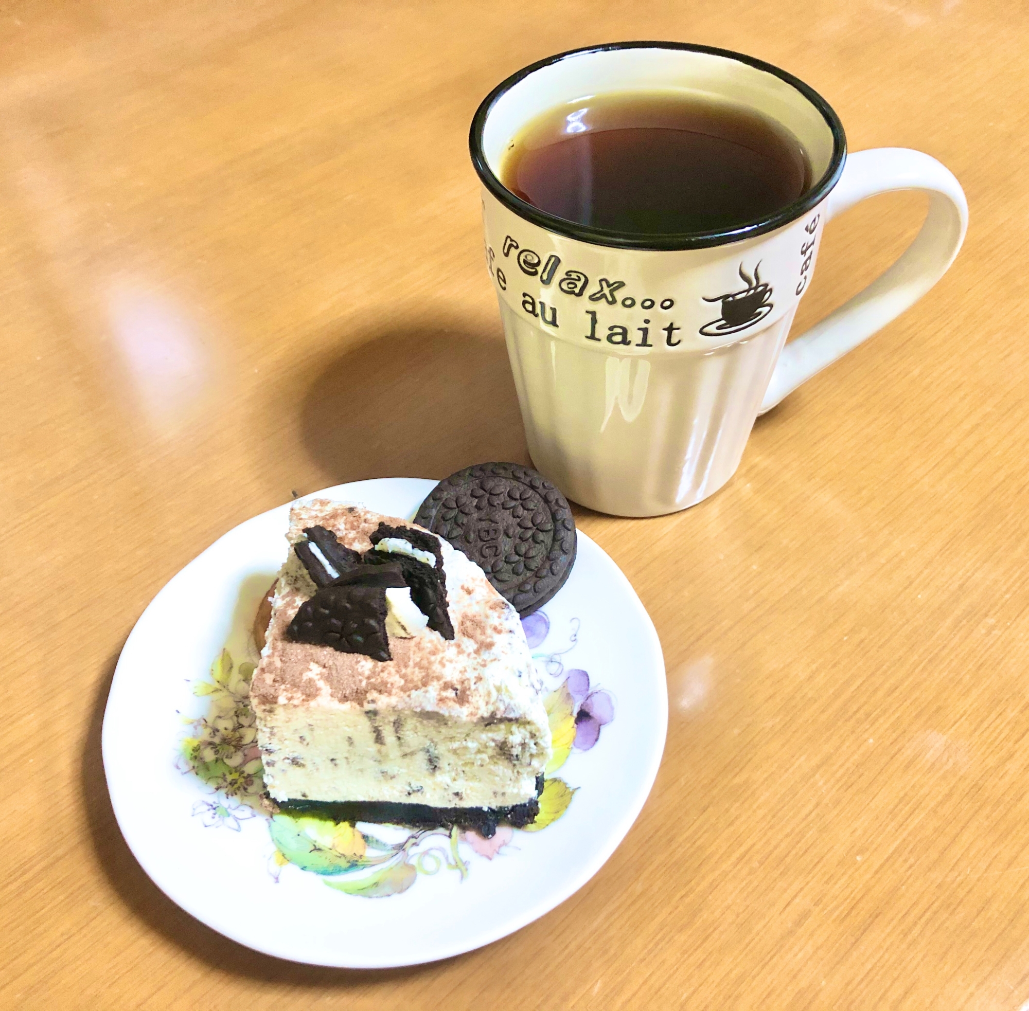 簡単 やかないオレオチーズケーキ ノアール レシピ 作り方 By くろみつきなこもち 楽天レシピ