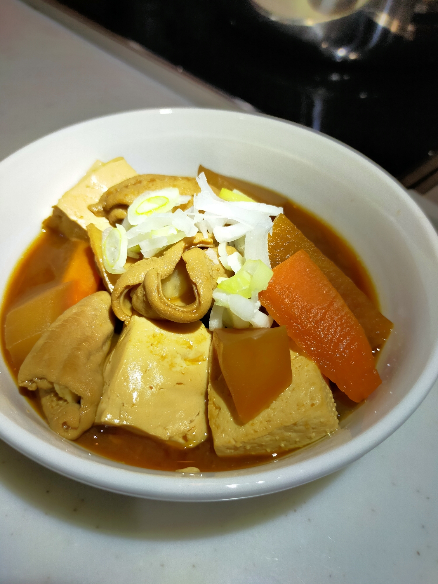 圧力鍋でやわらか居酒屋風ホルモン煮込み