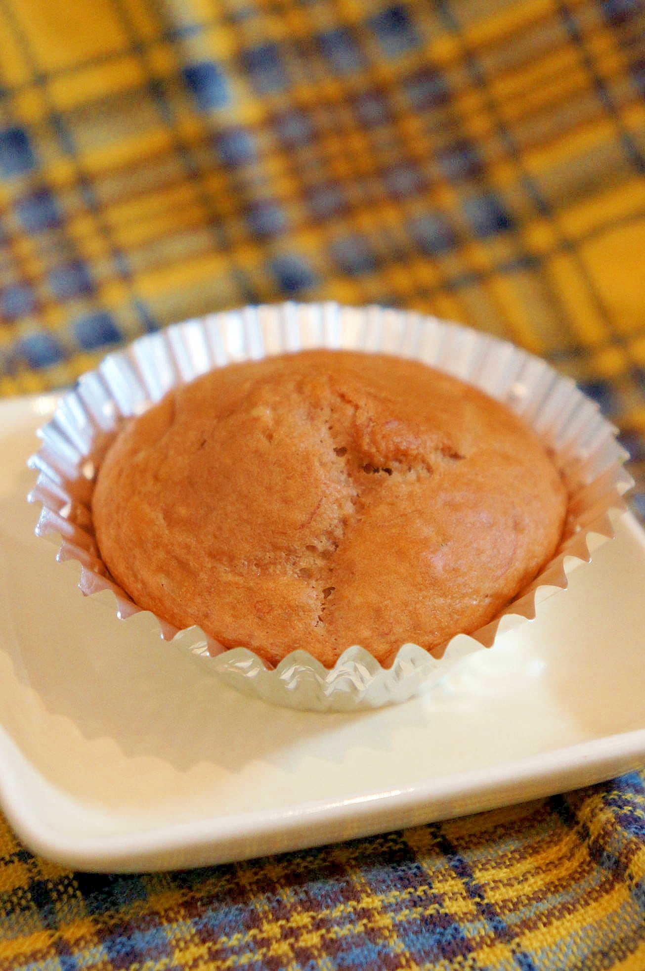 バター不使用!チョコバナナカップケーキ