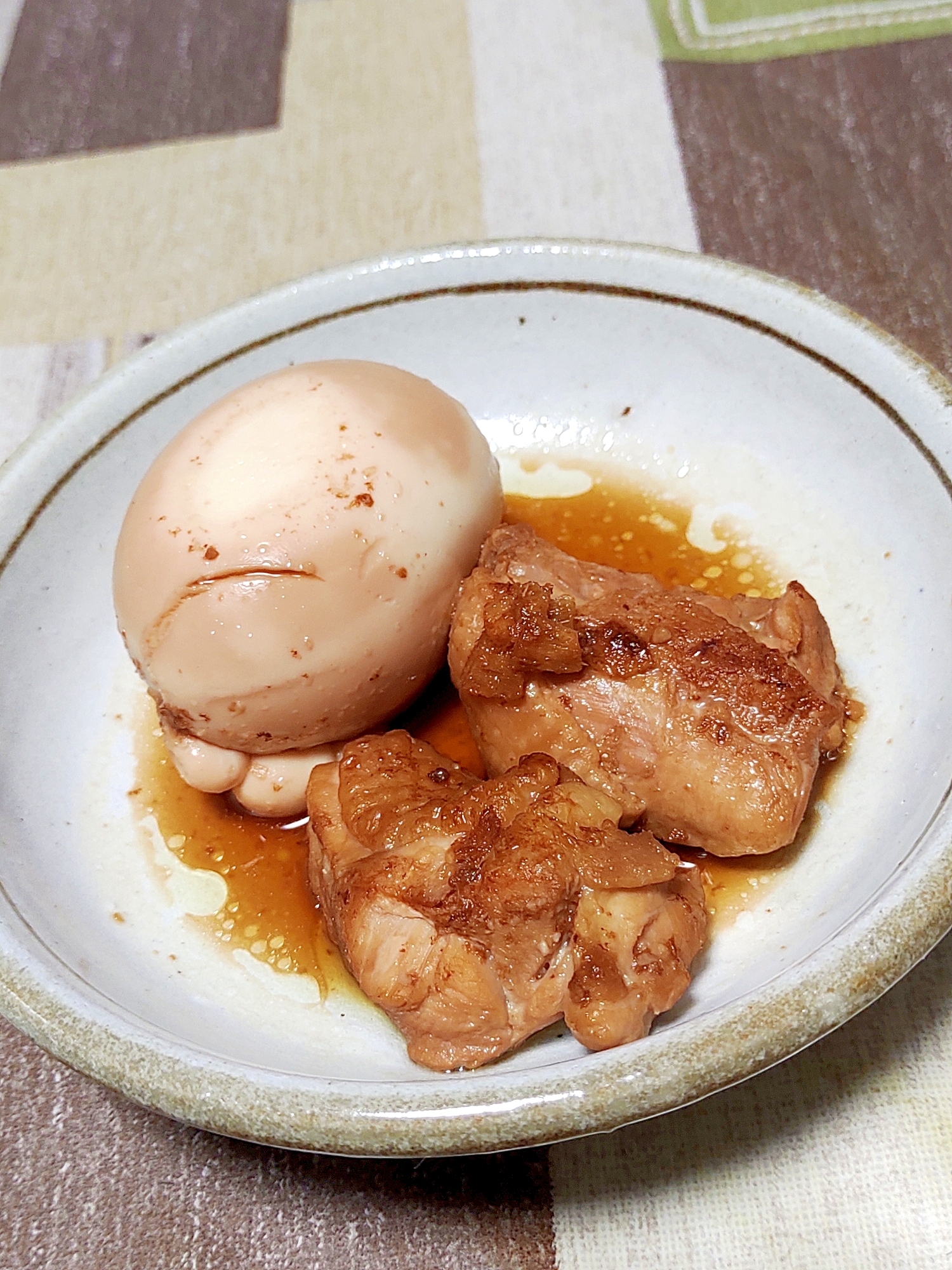 鶏肉と卵の甘酢煮