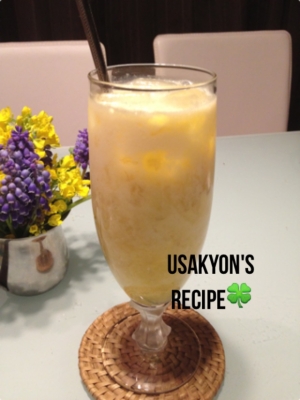 豆乳スムージー オレンジ バナナ レシピ 作り方 By うさきょん2336 楽天レシピ