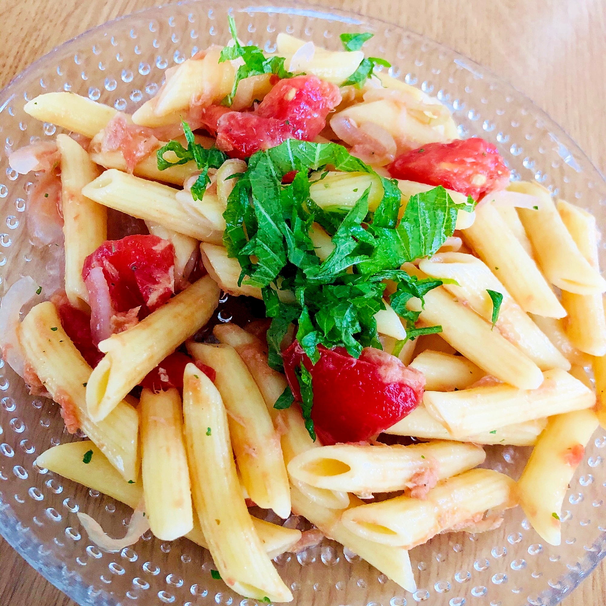 冷製！トマトとツナのペンネ