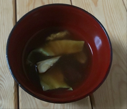 ごぼう味噌汁