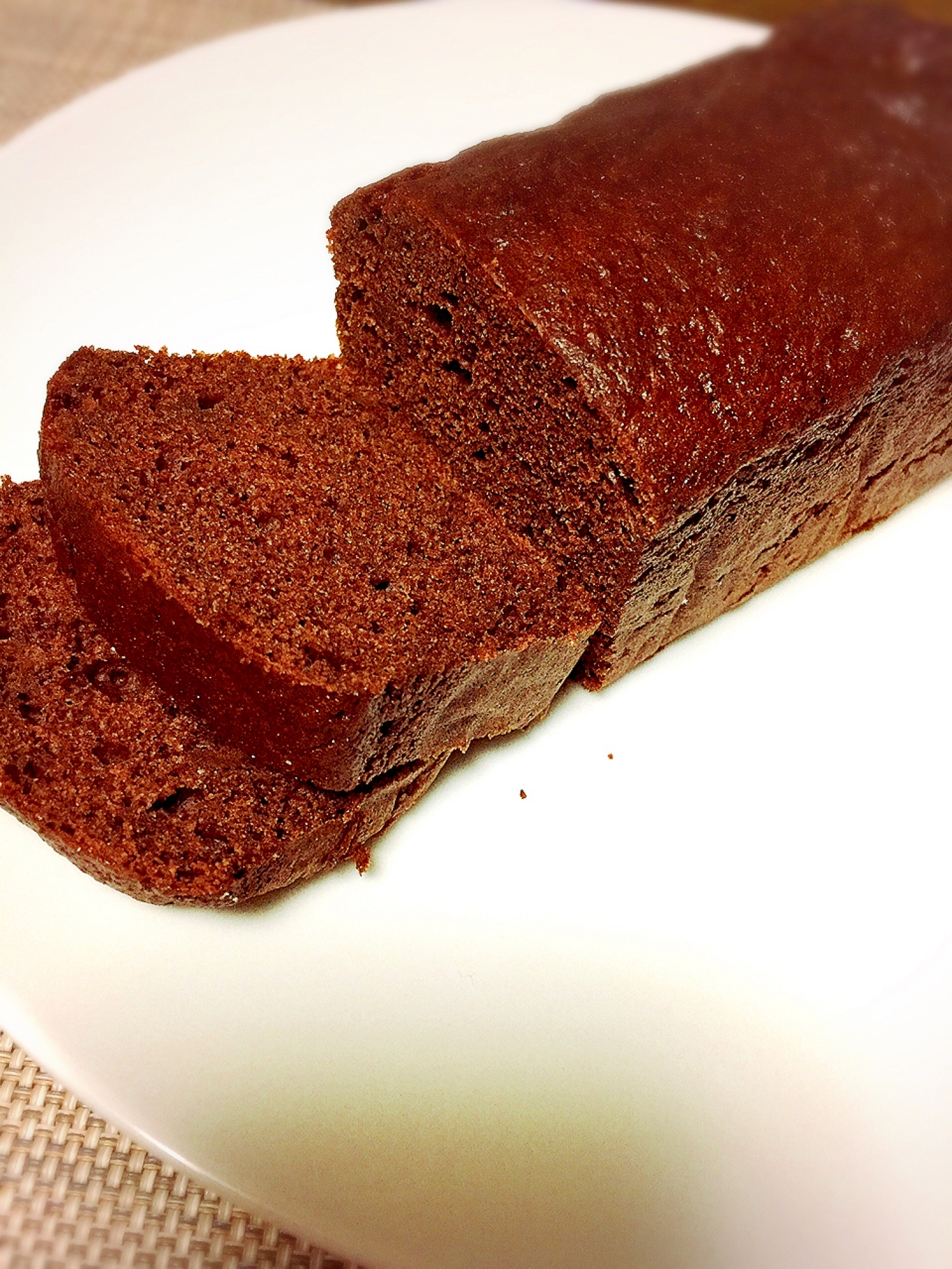 バター少なめ♫濃厚ショコラパウンドケーキ